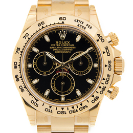 Pre-owned Rolex Cosmograph Daytona Chronograph Black Dial Mens Watch 116508bkso
