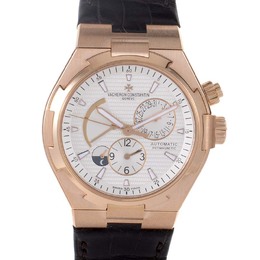 Pre-owned Vacheron Constantin Overseas Silver Dial Mens Watch 47450/000R-9404