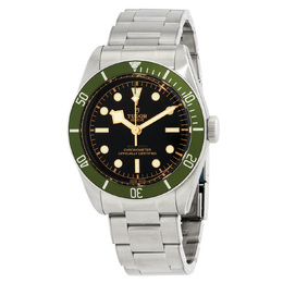 Pre-owned Tudor Harrods Black Dial Mens Watch 79230G