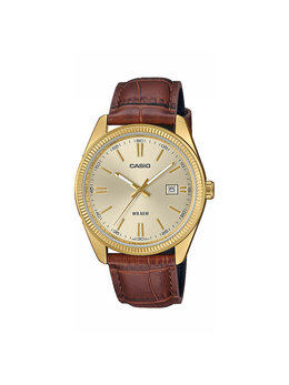 Часы Timeless Collection Mtp-1302Pgl-9Avef Casio, коричневый 4549526382529 | braun