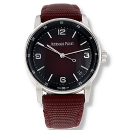 Pre-owned Audemars Piguet Code 11:59 Automatic Red Dial Mens Watch 15210bc.oo.a500kb.01