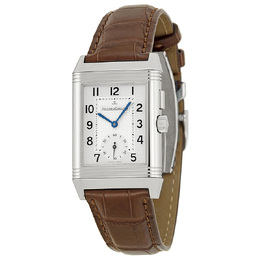 Pre-owned Jaeger-LeCoultre Reverso Mens Watch, Grey Silver Dial, Article No. q2718410