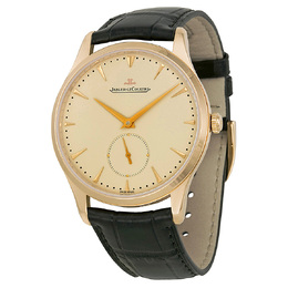 Pre-owned Jaeger-LeCoultre Master Grand Ultra Thin Off White Dial Mens Watch Q1352520