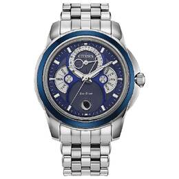 Citizen Calendrier Moon Phase Blue Dial Mens Watch BU0088-51H