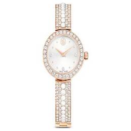 Swarovski Matrix Pearl Bangle Ladies Watch 5705406 - Rose Gold Stainless Steel Case with Crystal Bezel and Dial
