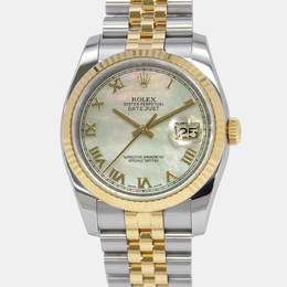 Rolex Datejust 116233NR Automatic Yellow Gold Men's Watch