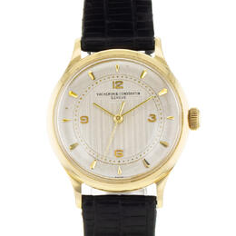 Vacheron Constantin Patrimony Hand-Wind Men's Watch 4301 - Yellow Gold Tone, Black Dial