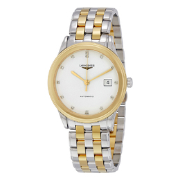 Pre-owned Longines La Grande Classique L4.874.3.27.7 Diamond White Dial Mens Watch