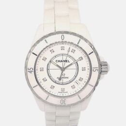 Chanel J12 H1629 Automatic White Ceramic Men's Wristwatch 39 mm 1168682
