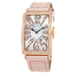 Franck Muller Long Island Quartz Diamond Silver Dial Ladies Watch 952 QZ D 1R REL HO 5N
