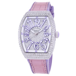 Franck Muller Lady Vanguard Automatic Diamond Ladies Watch V32 SC AT FO D CD OG VL WG
