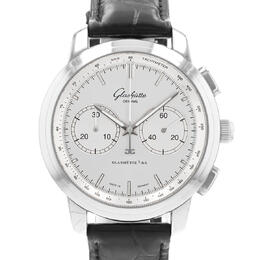 Glashutte Original Senator Chronograph XL Mens Silver Dial Watch - Pre Owned, 3934214204