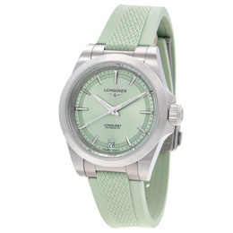 Longines Conquest Automatic Green Dial Ladies Watch L3.430.4.02.9