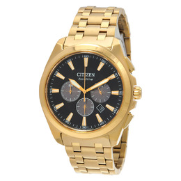 Citizen Peyten Chronograph Black Dial Mens Watch CA4512-50E