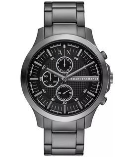 Мужские часы Hampton с хронографом из бронзы из нержавеющей стали, 46 мм A|X Armani Exchange, серый 17621012 | gunmetal