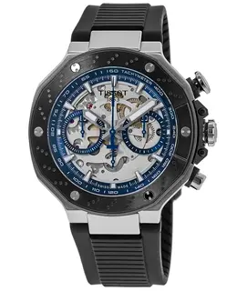 Tissot T-Race MotoGP Limited Edition Chronograph Skeleton Dial Silicone Strap Men's Watch Model: T141.462.27.041.00