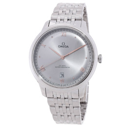 Omega De Ville Automatic Chronometer Grey Dial Mens Watch 434.10.40.20.06.001