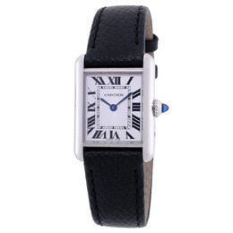 Cartier Tank Must White Dial SolarBeat Quartz Watch WSTA0119