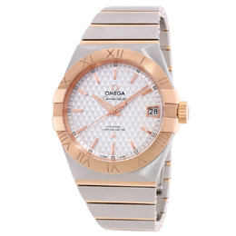Omega Constellation Co-Axial Automatic Chronometer Silver Dial Mens Watch 12320382102008 12320382102008.sd