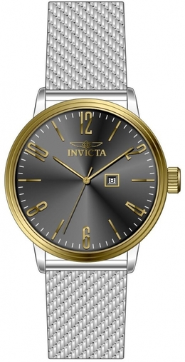 Invicta Specialty Quartz Charcoal Dial Mens Watch: Model 48938