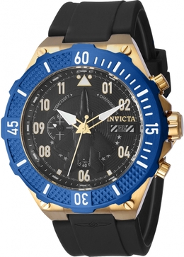 Invicta Aviator Chronograph Quartz Black Dial Mens Watch (Art. 39892)