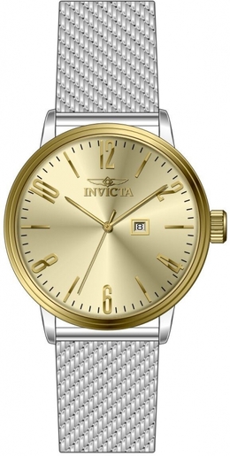 Invicta 48937 Mens Quartz Gold Dial Watch