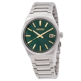 Seiko Quartz Green Dial Watch - SUR601P1