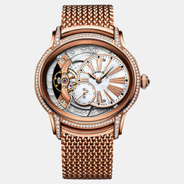 Audemars Piguet Millenary 77247OR.ZZ.1272OR.01 Manual Winding White MOP 18k Rose Gold Women's Wristwatch 39.5 mm 1176073