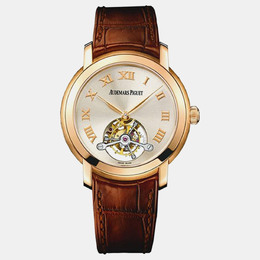Audemars Piguet Jules 26561Or.Oo.D088Cr.01 Manual Winding Silver 18k Rose Gold Men's Wristwatch 39 mm 1176055
