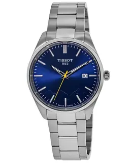 Tissot PR 100 Quartz Blue Dial Steel Men's Watch t150.410.11.041.02