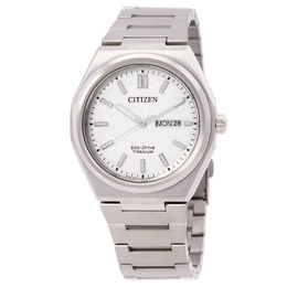 Citizen Zenshin Three-hand Analog White Dial Ladies Watch AW0130-85A