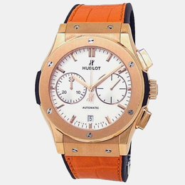 Hublot Classic Fusion 521.OX.2611.LR Automatic Silver 18k Rose Gold Men's Wristwatch 45 mm 1177880