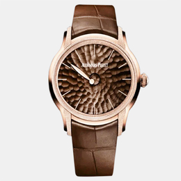 Audemars Piguet Millenary 77266OR.GG.A823CR.01 Automatic Brown 18k Rose Gold Women's Wristwatch 39.5 mm 1176068