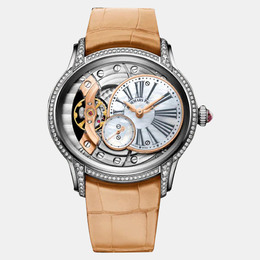 Audemars Piguet Millenary 77247BC.ZZ.A813CR.01 Manual Winding White MOP 18K White Gold Women's Wristwatch 39.5 mm 1176076