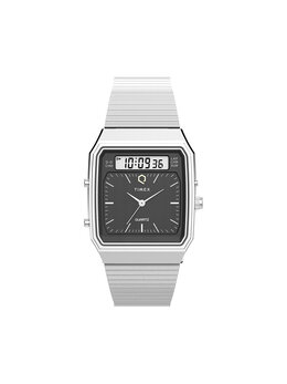 Часы Q Timex 1982 Ana-Digi Reissue Chronograph TW2Y05900 Timex, серебряный 0194366422955 | silberfarben
