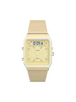 Часы Q Timex 1982 Chronograph TW2Y06000 Timex, золотой 0194366422962 | goldfarben