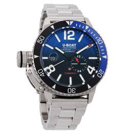 U-Boat Sommerso Automatic Blue Dial Mens Watch 9519/MT
