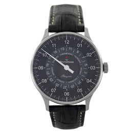 Pre-owned MeisterSinger Pangaea Automatic Grey Dial Ladies Watch pdd907