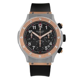 Pre-owned Hublot Super B Chronograph Automatic Black Dial Ladies Watch 1926.7