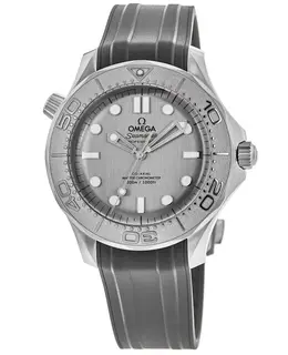 Omega Seamaster Diver 300M Automatic Grey Dial Stainless Steel Men's Watch Reference 210.32.42.20.06.002