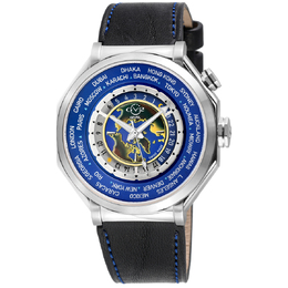 Gevril Marchese Quartz Blue Dial Mens Watch 42431