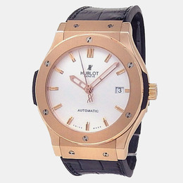 Hublot Classic Fusion 511.PX.2610.LR Automatic Silver 18k Rose Gold Men's Wristwatch 45 mm 1177894