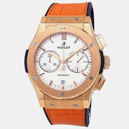 Hublot Classic Fusion 521.OX.2611.LR Automatic Silver 18k Rose Gold Men's Wristwatch 45 mm 1177907