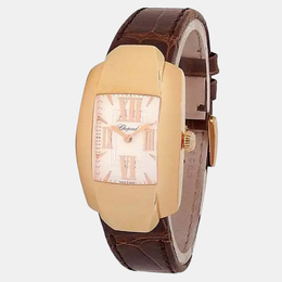Chopard La Strada 419255-5001 Quartz Silver 18k Rose Gold Women's Wristwatch 26 mm 1177881