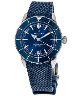 Breitling Superocean Heritage Automatic 42 - AB3111161C1S1 Blue Dial Rubber Strap Men's Watch