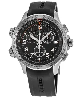 Hamilton Khaki Aviation X-Wind Chrono Quartz GMT Men's Watch H77912335
