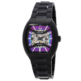 Maquina Automatic Rainbow Semi-Skeleton Dial Mens Watch 98A320