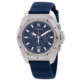 Victorinox I.N.O.X. Chronograph Quartz Blue Dial Mens Watch 241984
