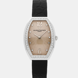 Egerie 25540/000G-9109 Quartz White Gold Silver Dial Women's Wristwatch