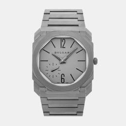 Bulgari Octo Finissimo 102711 Automatic Titanium Grey Dial Men's Wristwatch